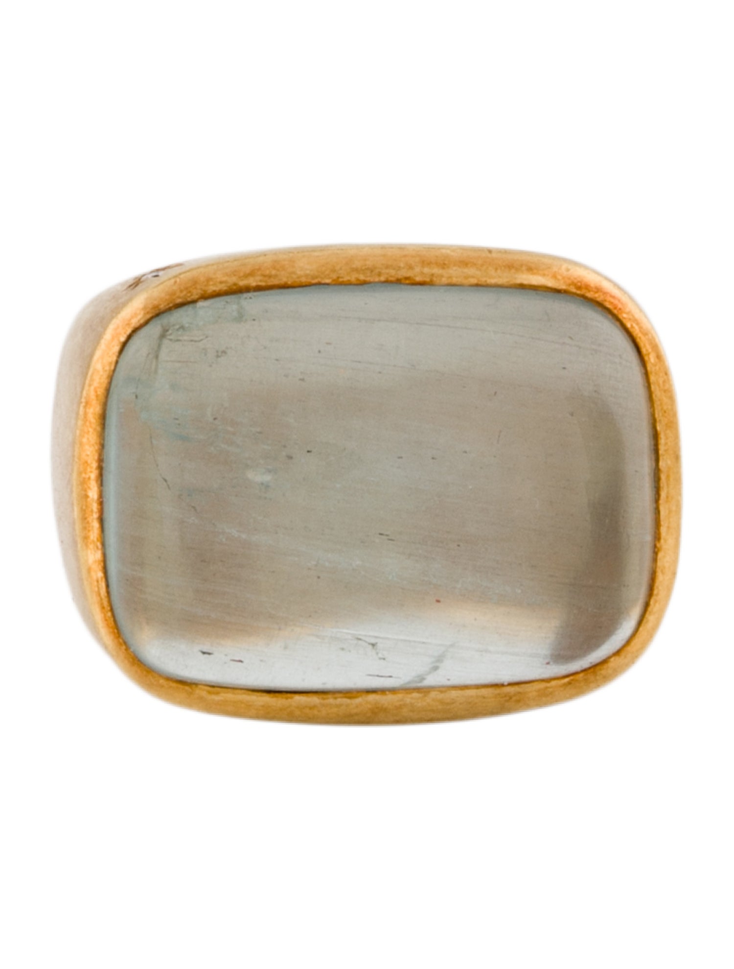 H.Stern 18K Aquamarine & Diamond Cocktail Ring